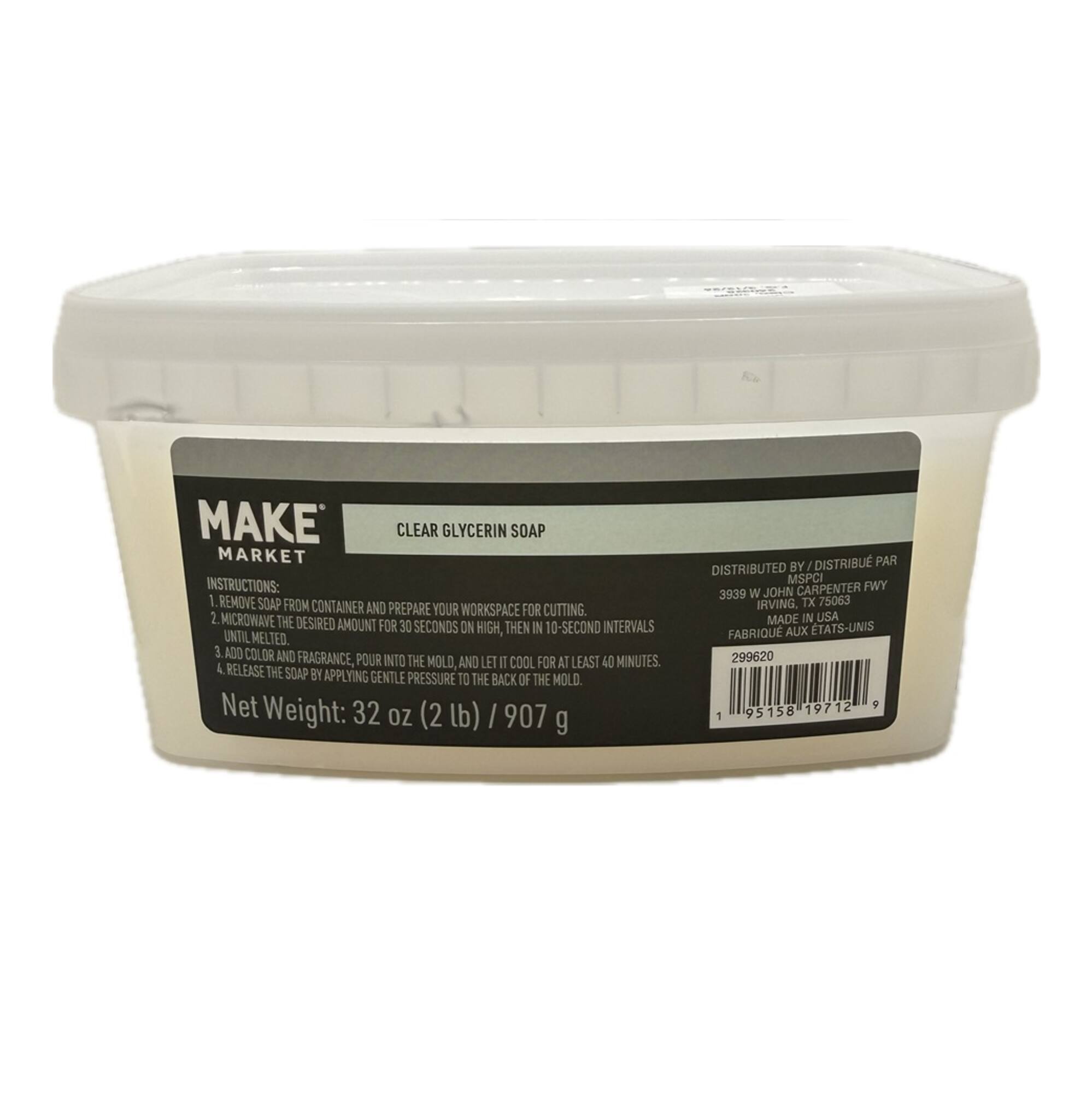 2lb. Clear Glycerin Soap Base by Make Market®
